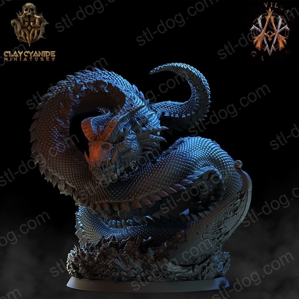 耶梦加得 (The Legendary Jormugandr) 3D打印图纸